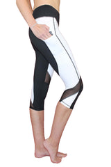 Black and White - Pocket Capri - Selling Out Fast